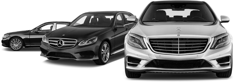 Three Mercedes Cars In Various Colors, Showcasing Their Sleek Designs And Luxury.