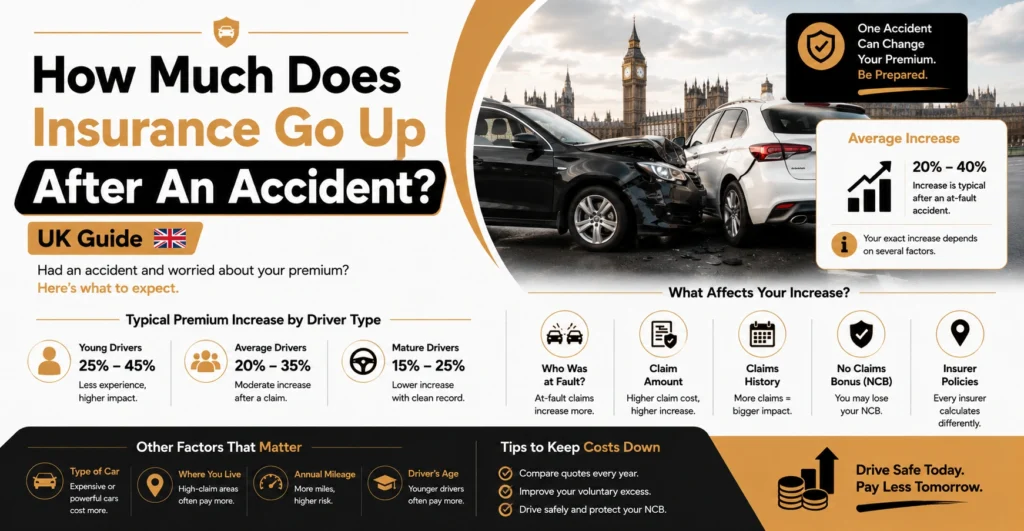 How Much Does Insurance Go Up After An Accident? – Uk Guide How Much Does Insurance Go Up After An Accident