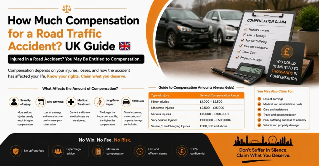 How Much Compensation For A Road Traffic Accident? Uk Guide How Much Compensation For A Road Traffic Accident
