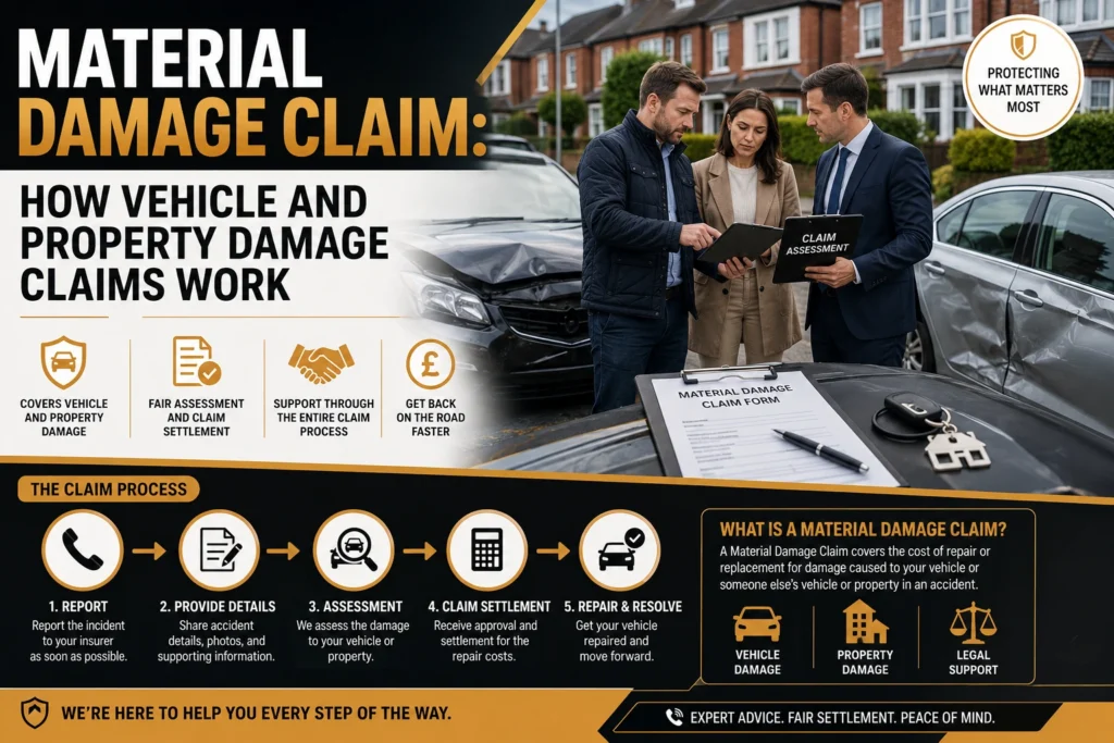 Material Damage Claim: How Vehicle And Property Damage Claims Work Material Damage Claim